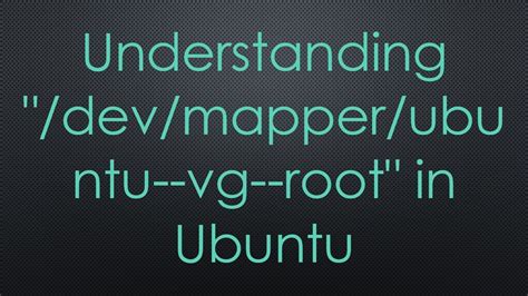 /dev/mapper/ubuntu--vg-ubuntu--lv full